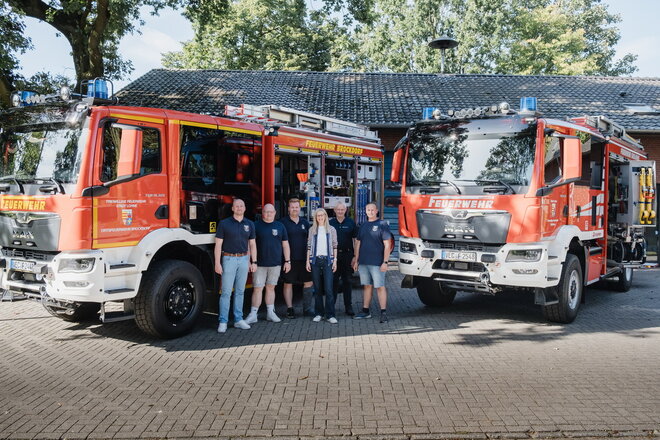 Fahrzeuge für Feuerwehr Südlohne und Brockdorf