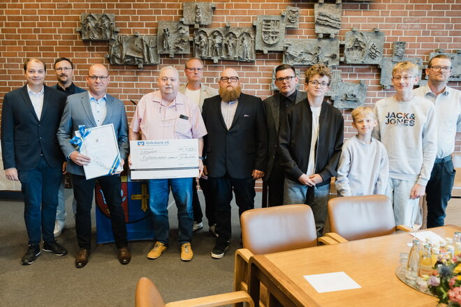 Umweltpreis Fischereiverein Gruppenbild