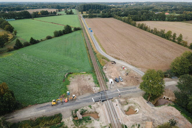 Bahnübergang Pohlwiesendamm