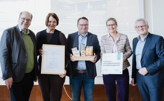 Übergabe KomEMS Zertifikat