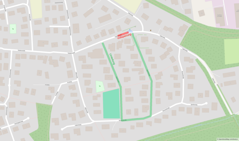 Sperrung Taubenstraße