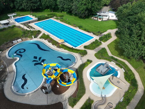 Waldbad Luftaufnahme 2024