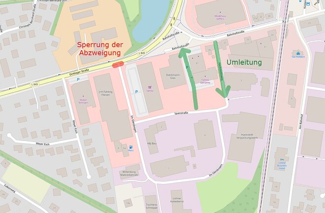 Im Gleisbogen Neuer Radweg