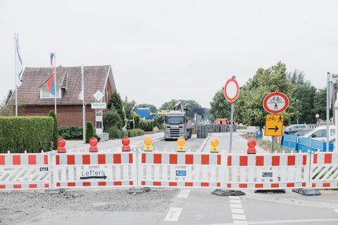 Baustelle bahnhofstraße