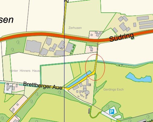 Brettberger Aue - Grafik: Stadt Lohne Brettberger Aue