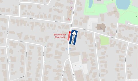 Brinkstraße Einbahnstraße