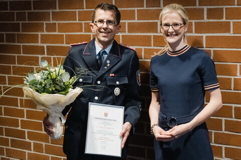 Ernennung Thorsten Heseding Ortsbrandmeister Feuerwehr Lohne