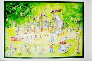 Poster Waldspielplatz Rehwiese