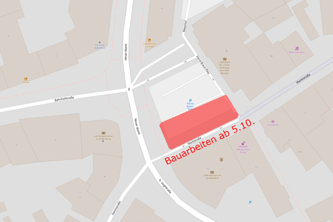 Pierre-Braun-Platz Umbau Karte