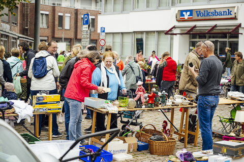Flohmarkt in der Innenstadt