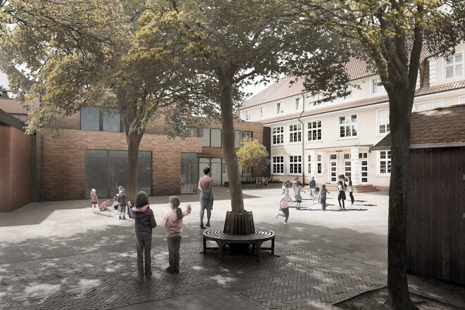 Gertrudenschule Sanierung Visualisierung