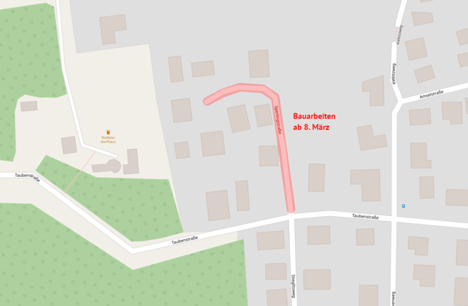 Ausbau der Sperlingstraße