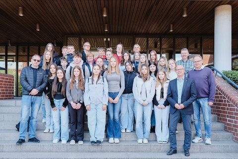 Schülergruppe aus Miedzylesie