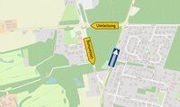Bergweg Einbahnstraße