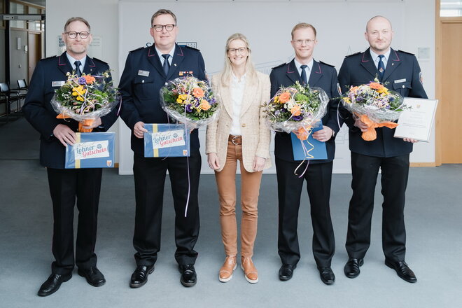 Feuerwehr Brockdorf neue Führung
