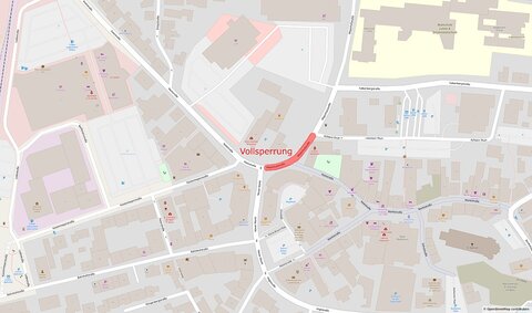 Sperung der Meyerhofstraße