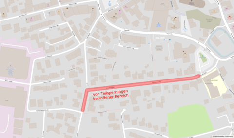 Sperrung Gertrudenstraße