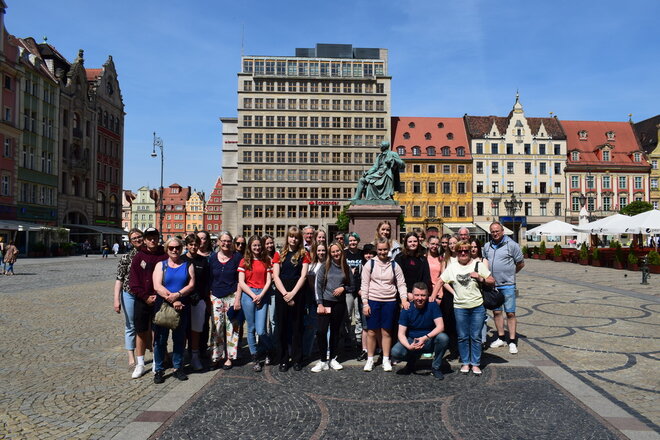 Schüler in Miedzylesie