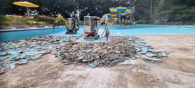 Waldbad Sanierung Nichtschwimmer