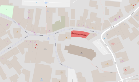 Ort für Neubau der Musikschule