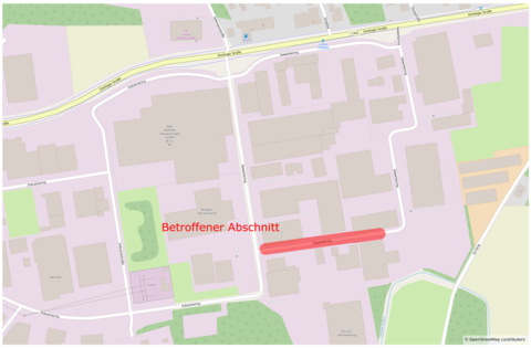Sperrung Gewerbering