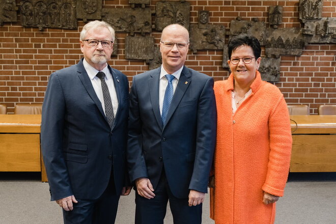 Vertreter des Lohner Bürgermeisters