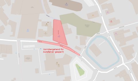 Fanmeile Aufbau Rixheimer Platz