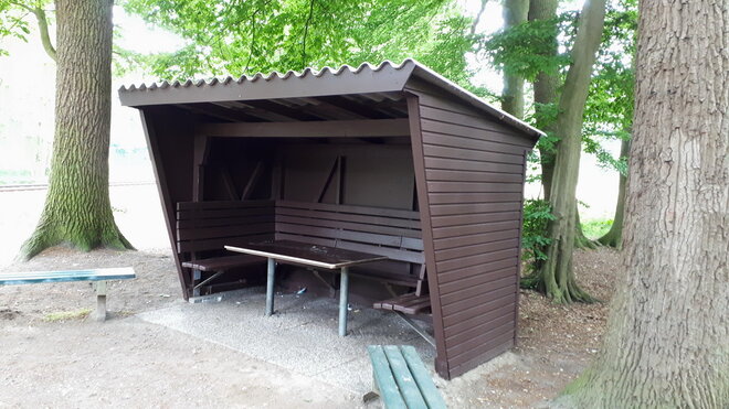 Rentnerbank im Hopener Wald