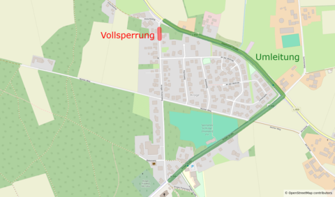 Sperrung Kroger Pickerweg