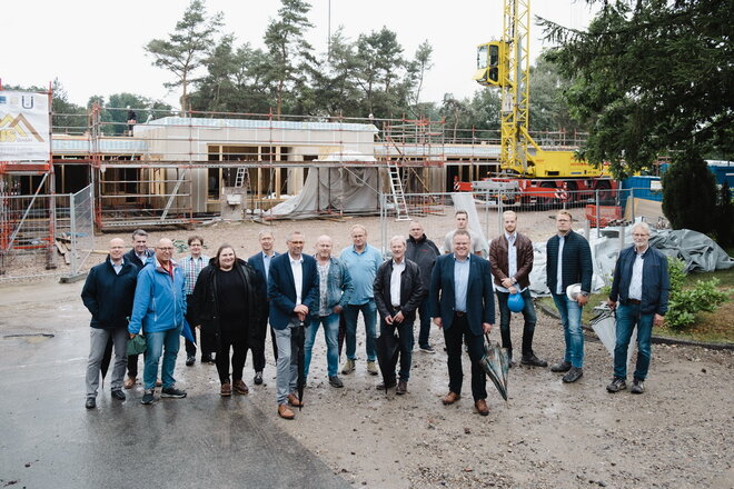 Gruppenbild an der Kita St. Anna