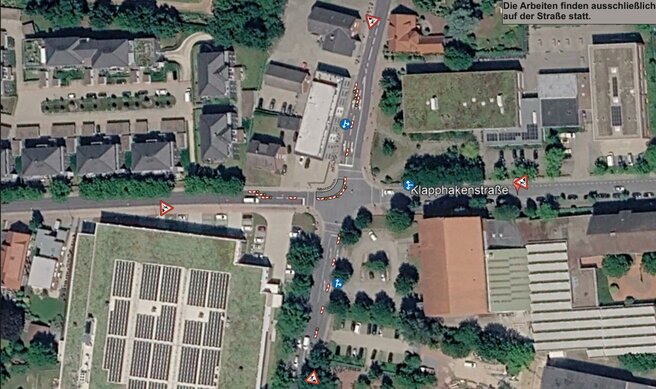 Sperrung Klapphakenstraße