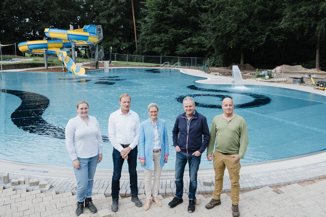 Waldbad Nichtschwimmer-Fertigstellung