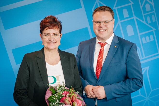 Gratulation zum Dienstjubiläum
