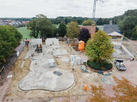 Masterplan Brockdorf Luftbild Rohbau
