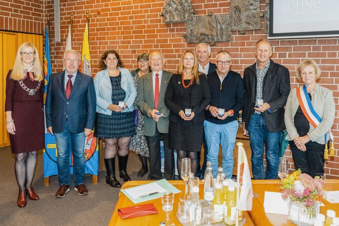 Verleihung Partnerschaftsmedaillen