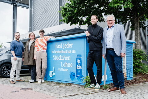 Stromkästen Graffiti an der Küstermeyerstraße